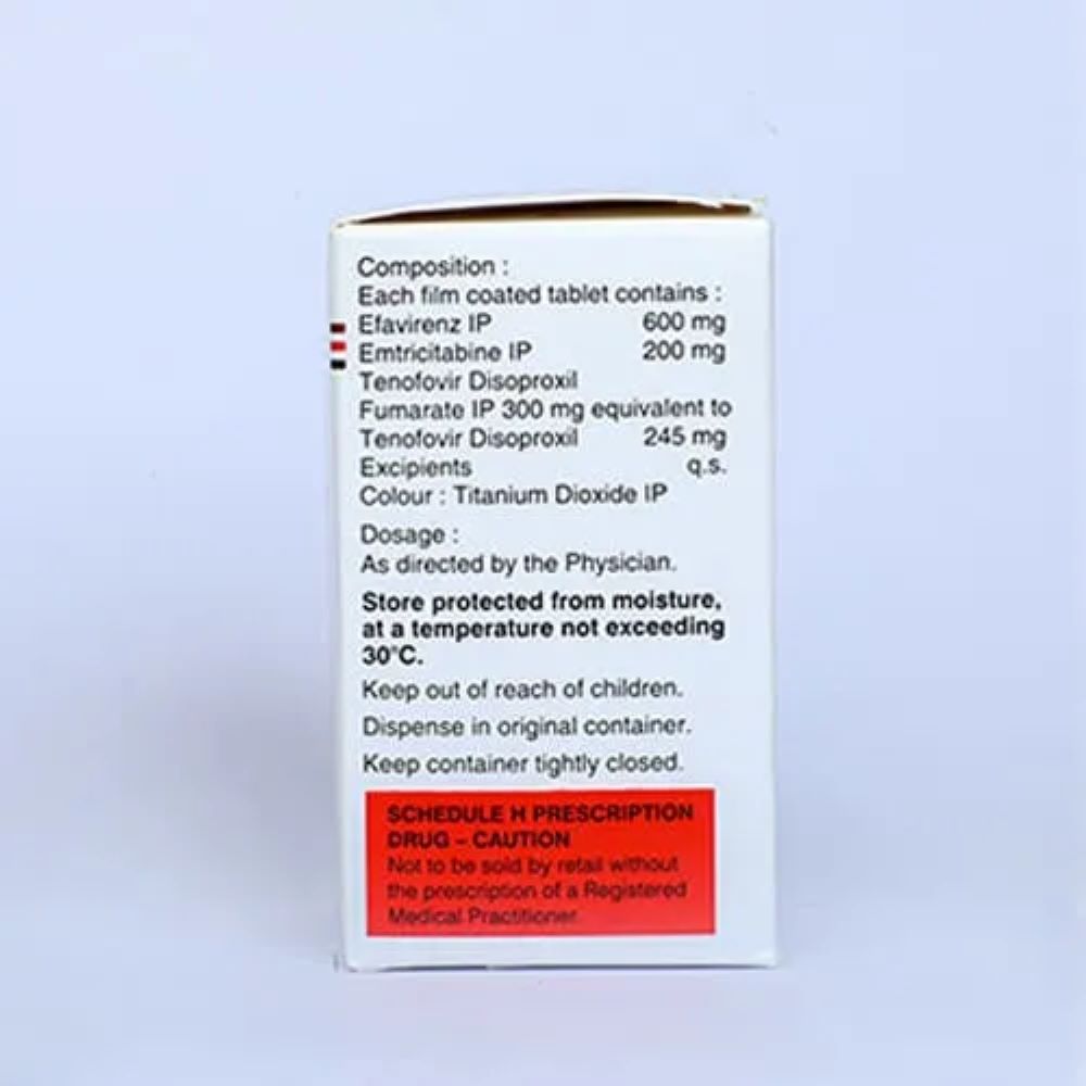 Efavirenz Emtricitabine And Tenofovir Tablets IP