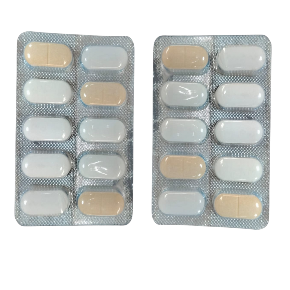 Metformin Hydrochloride Prolonged-release 850 mg and Glimepiride IP 2 mg Tablets