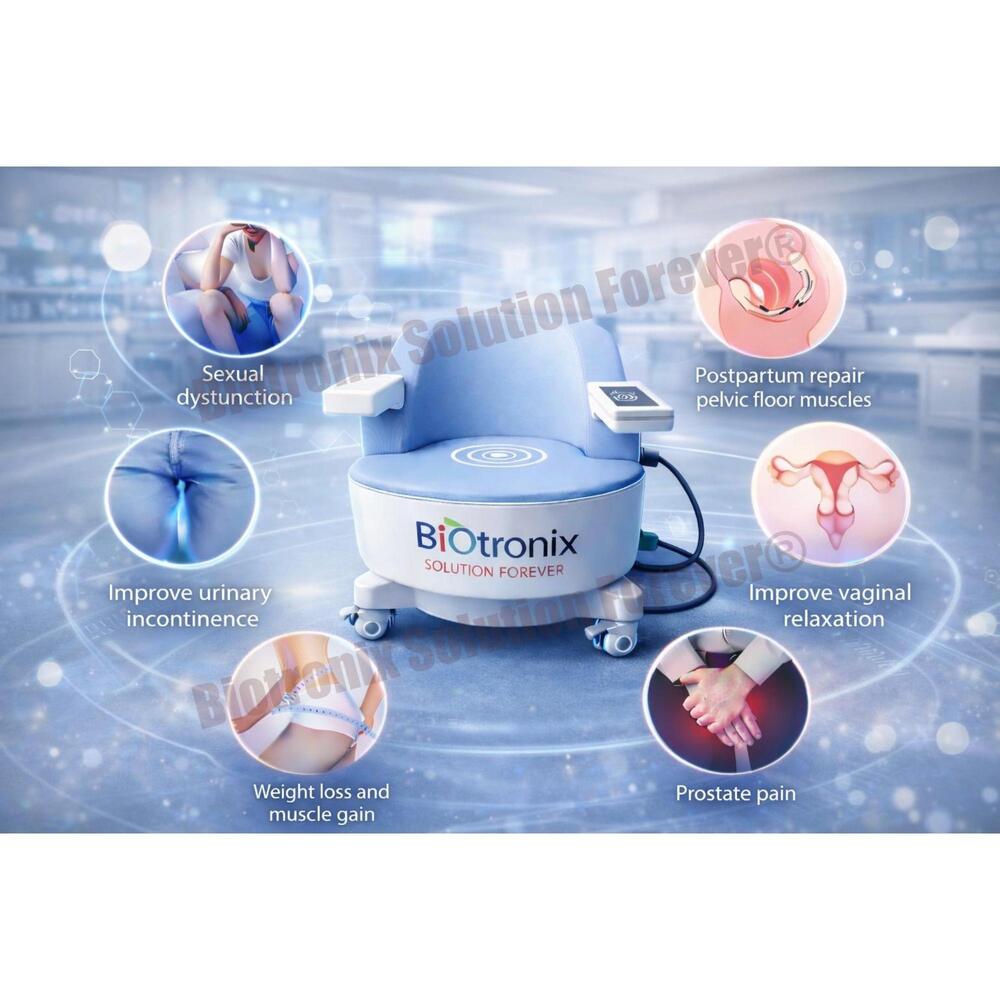 Digital Clinical Pelvic Muscle Training Chair with Advanced Therapy Modes