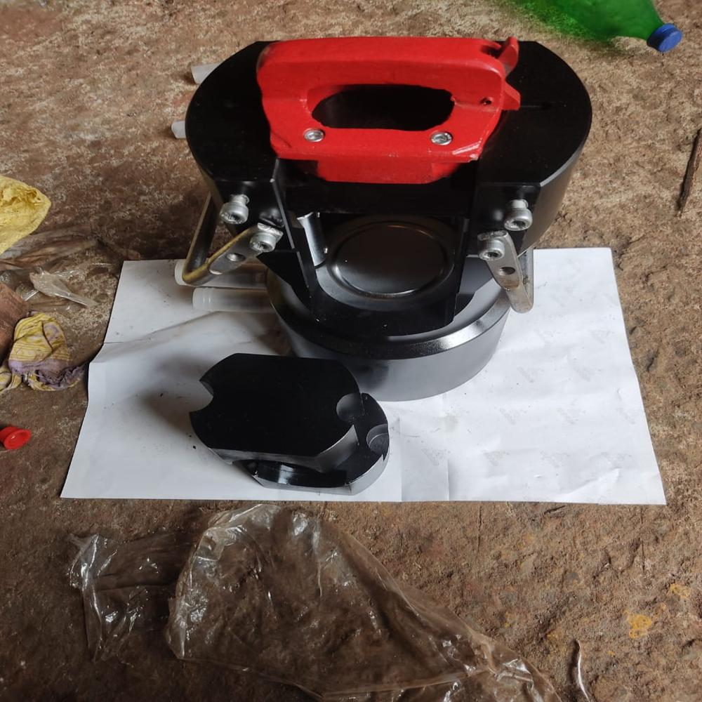 Hydraulic conductor climping machine