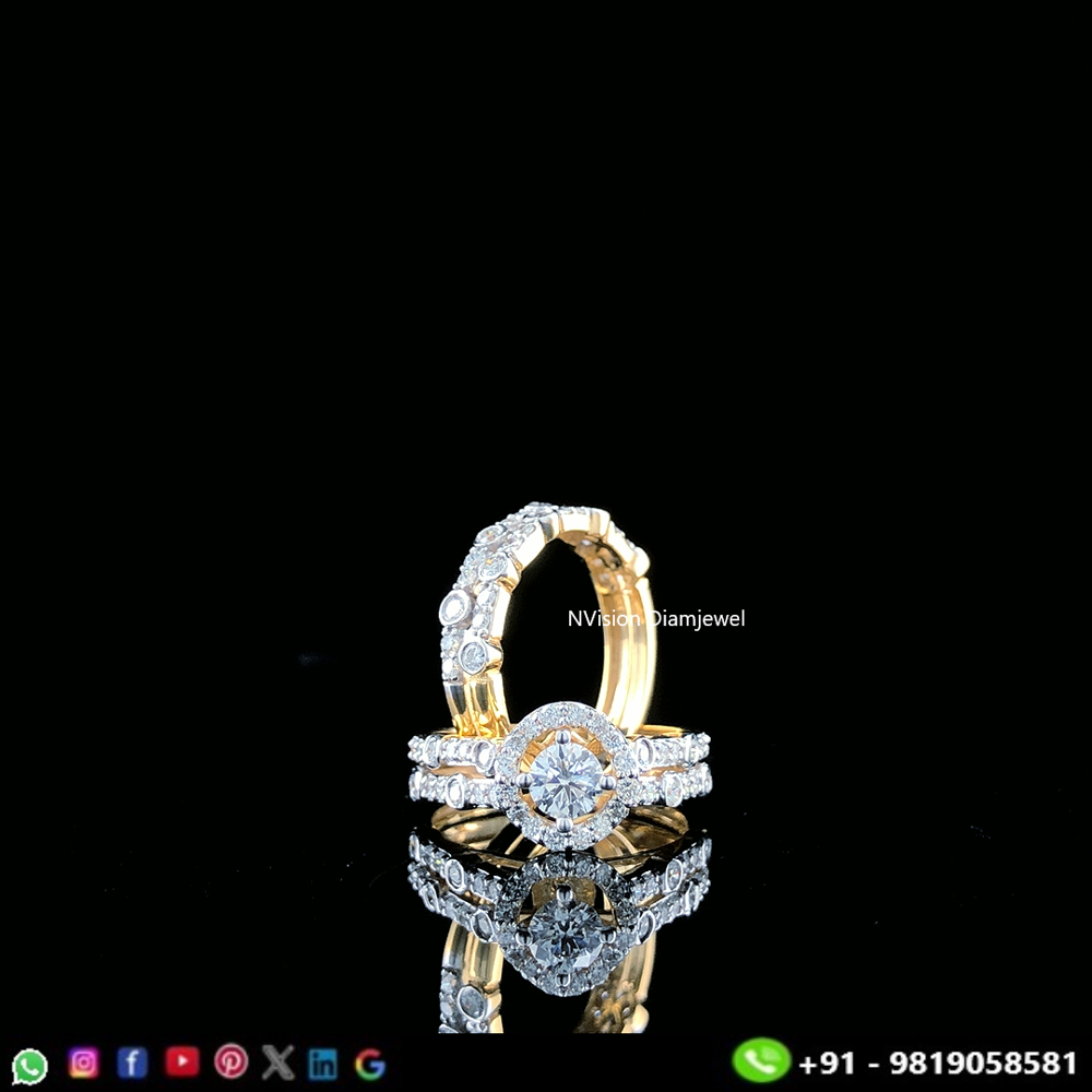 Harmony Opulence Solitaire Natural Diamond Ring - Color: Gh