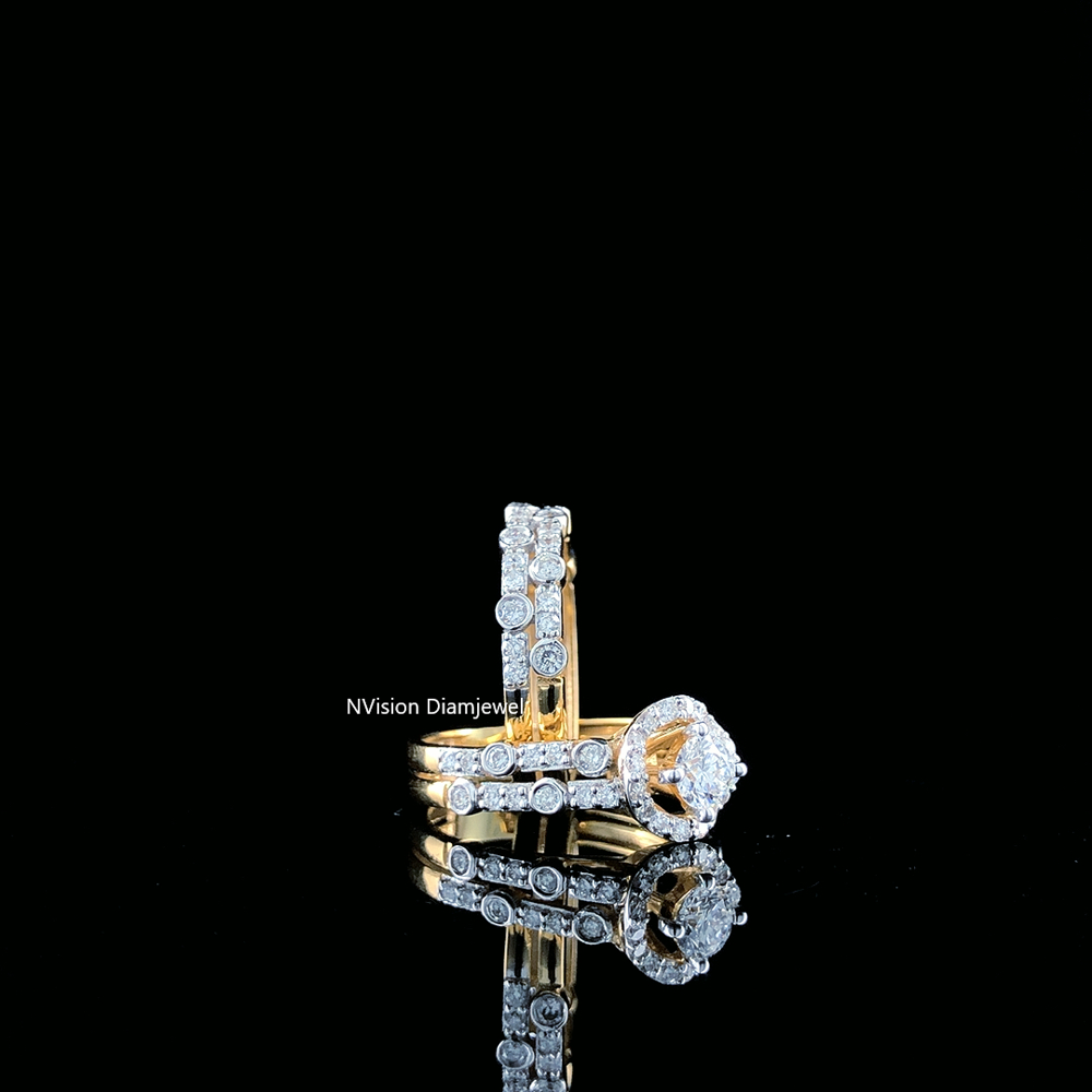 Harmony Opulence Solitaire Natural Diamond Ring