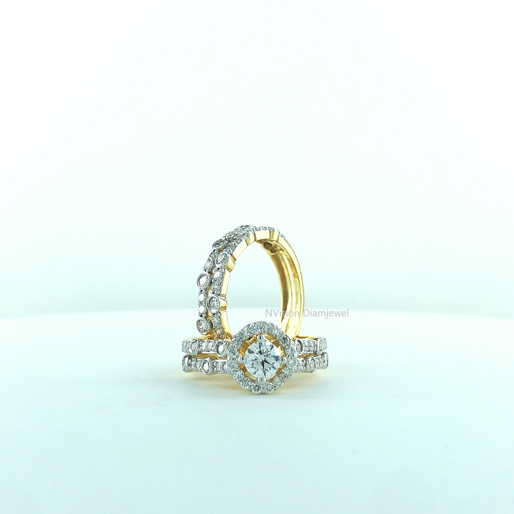 Harmony Opulence Solitaire Natural Diamond Ring