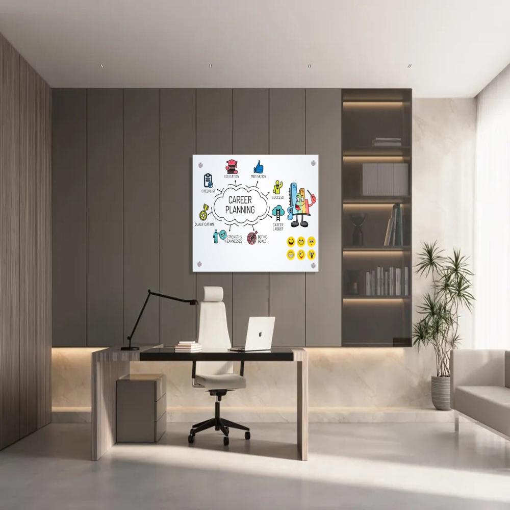 Lacquered Non Magnetic Glass Board
