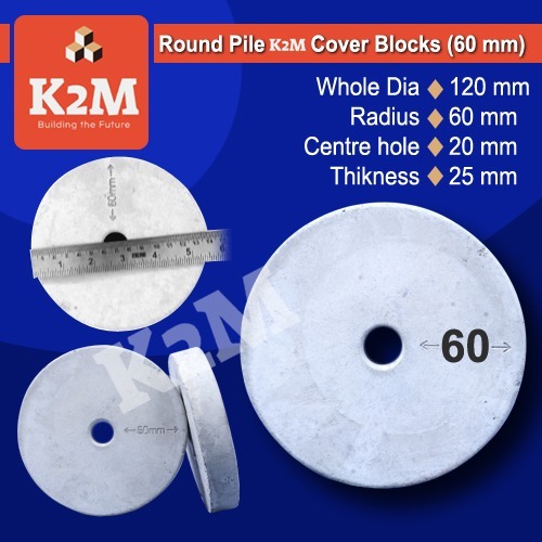 60 Mm Round Cover Blocks