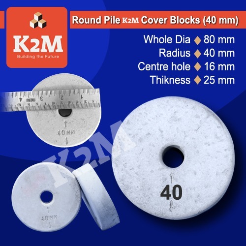 40 Mm Round Cover Blocks