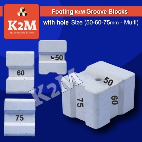 50-60-75 Footing Groove Blocks