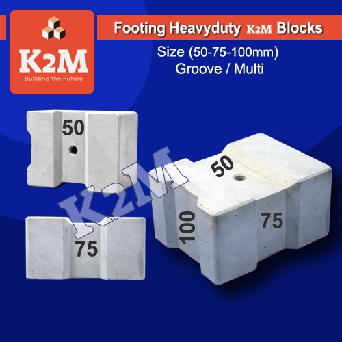 50-75-100 Heavy Duty Footing Blocks