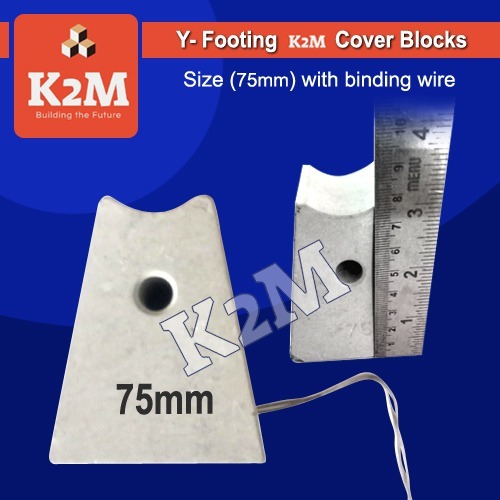75 Mm Phyramid Cover Blocks With Binding Wire