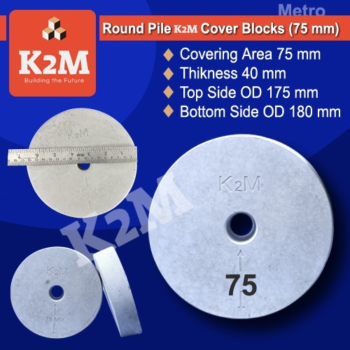 75 Mm-Round Pile Cover Blocks