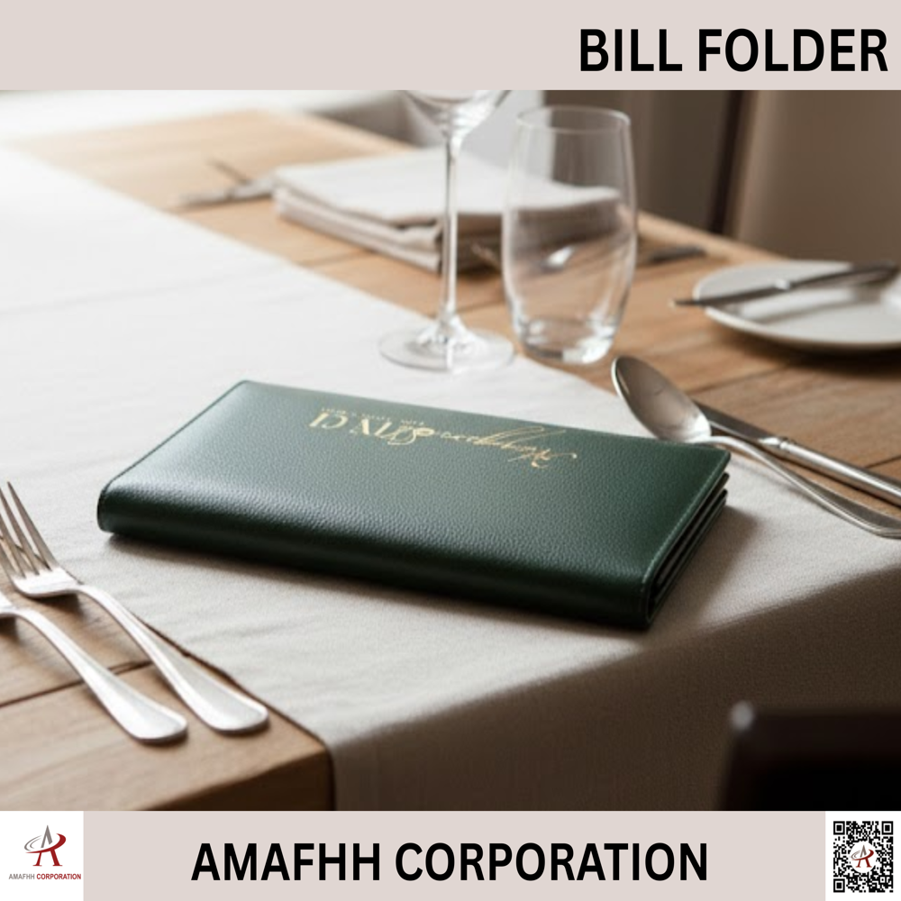 LEATHERETTE BILL FOLDER