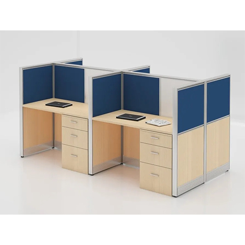 4 Seater Work Stations - Color: Classic Brown / Black / Custom