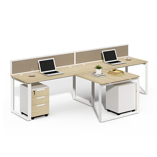 2 Seater Work Stations - Color: Brown