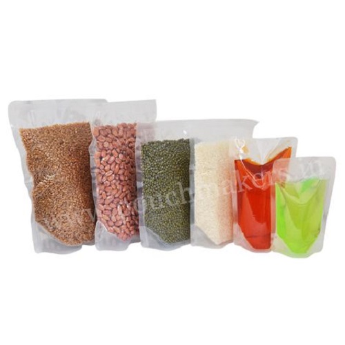 Vacuum Nylon PP Pouches Both Side Transparent