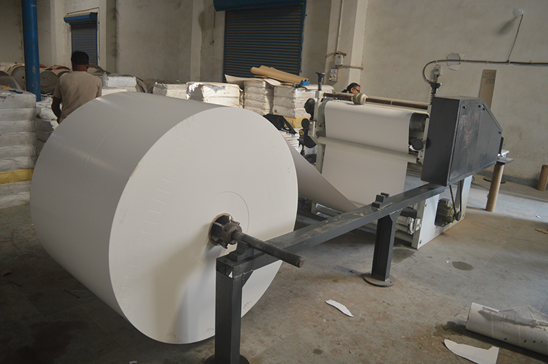 MS Manual Reel To Sheet Cutting Machine