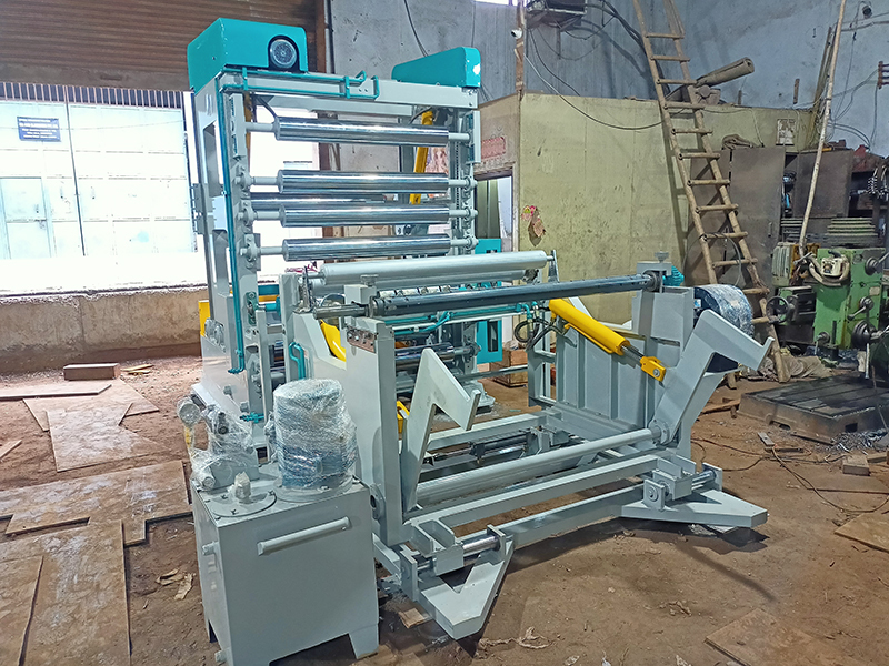 Semi-automatic Rewinder Machine With Single Motor