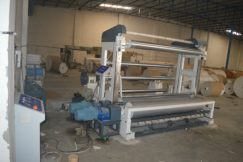 Two Drum Surface Rewinder Machine With Double Motor