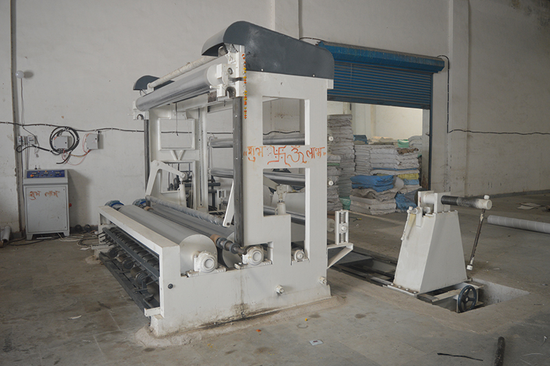 Two Drum Surface Rewinder Machine With Double Motor