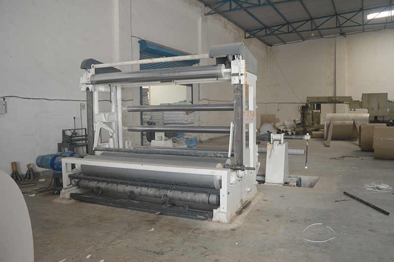 Two Drum Surface Rewinder Machine With Double Motor