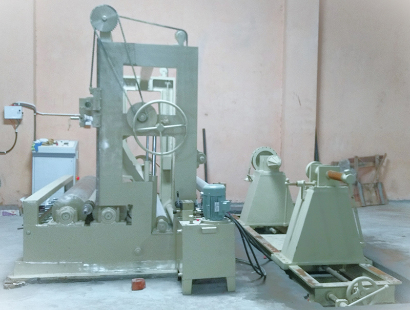Manual Rewinder Machine - Material: Mild Steel