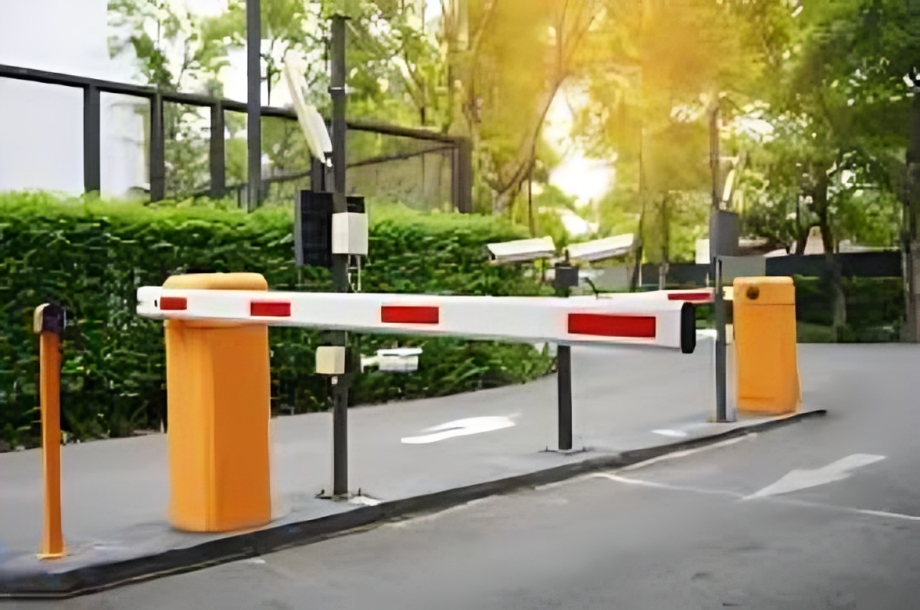 Automatic Boom Barrier - Color: Red And Grey