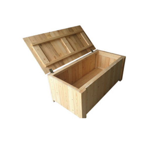 Pinewood Hinged Lid Storage Box