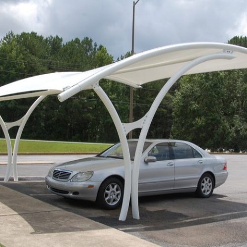 Pvc Car Parking Tensile Structure