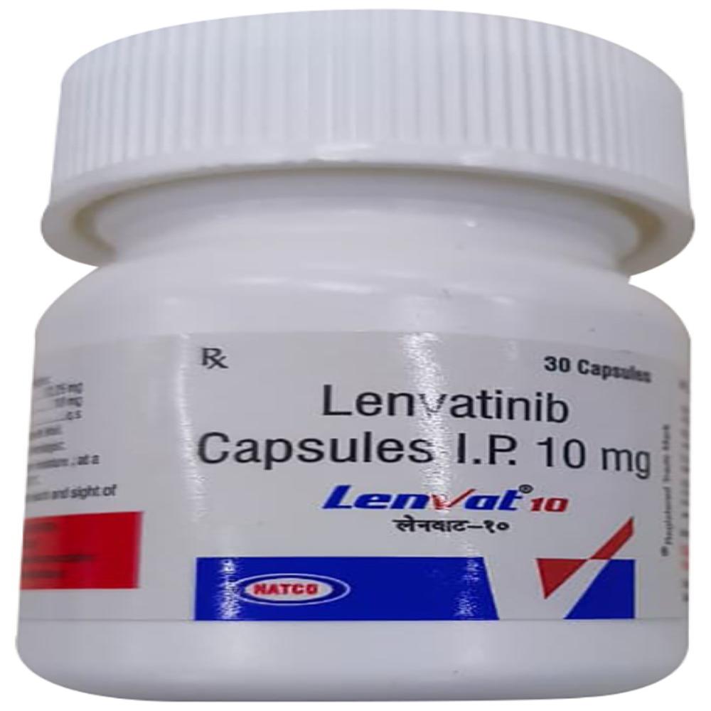 10 Mg Lenvatinib Capsules - 10 Mg Oral Kinase Inhibitor , Normal Fermentation Smell, Shelf Life 24-36 Months, Storage 20â°c To 25â°c