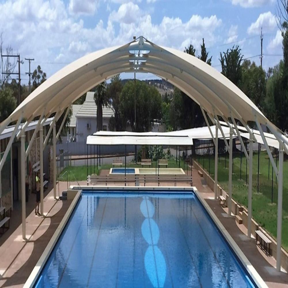 Swimming Pool Covering Tensile Structure By Global Interior