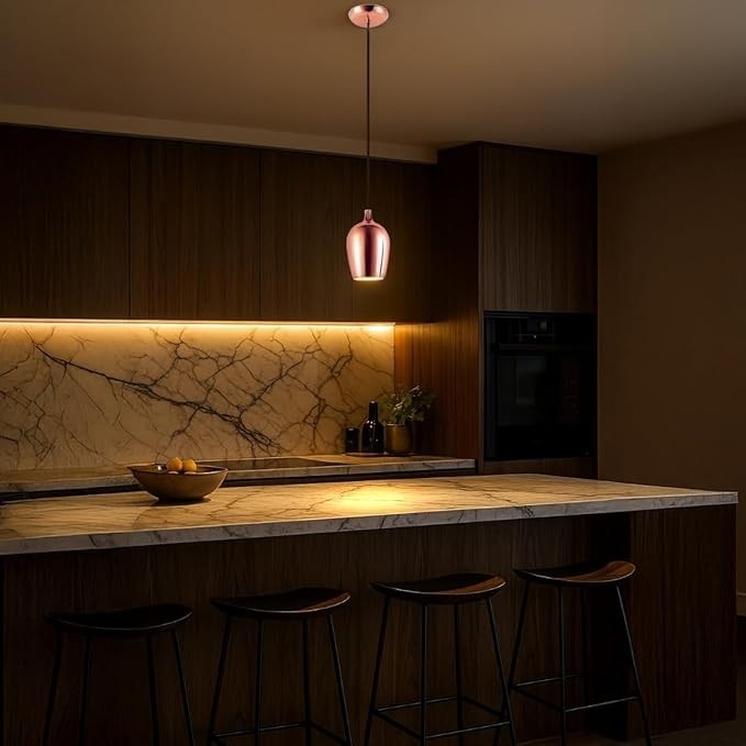 LUSTRE PENDANT COPPER 1x24W E27