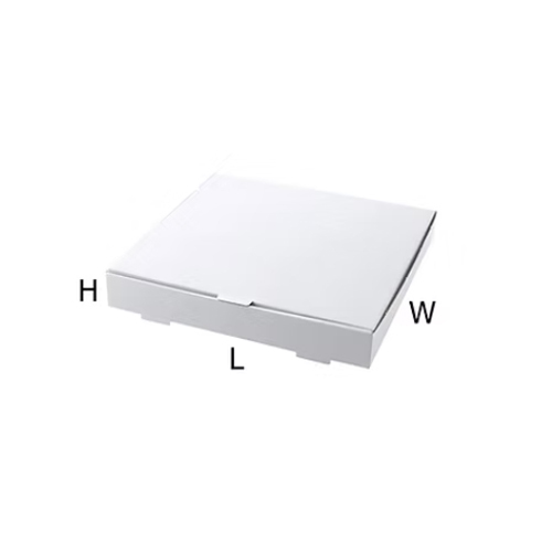 10 x 10 x 1.5 Inch White Pizza Box