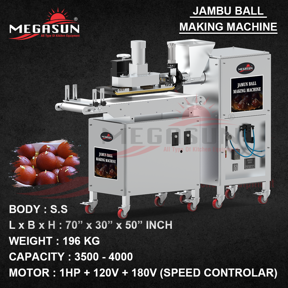 Fully Automatic Piada Ball Making Machine - Capacity: 1000 Kg/day