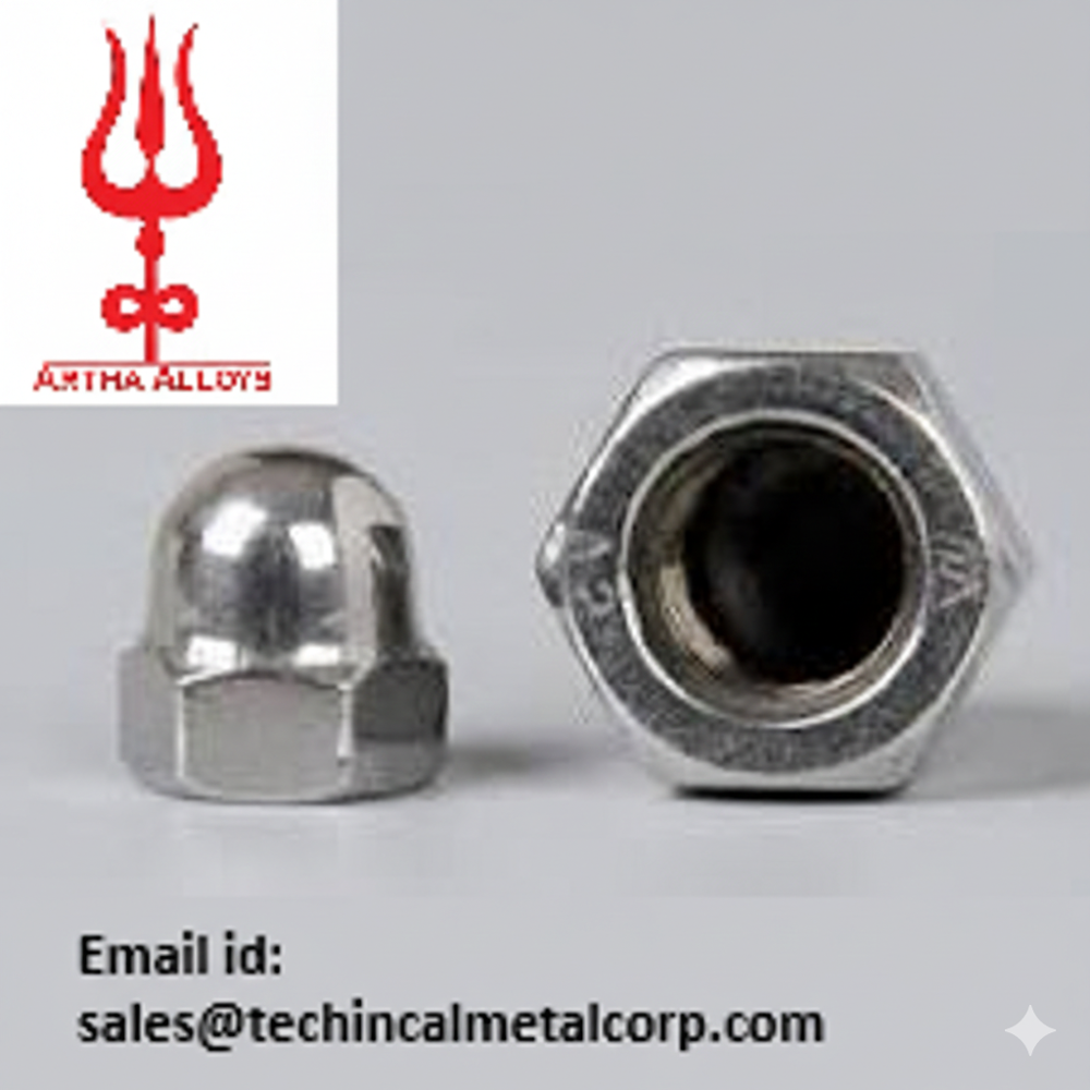 Duplex 2205 Dome Nut - Stainless Steel, Dome Shape, Gray Color | Polished Surface Treatment, 1 Year Warranty