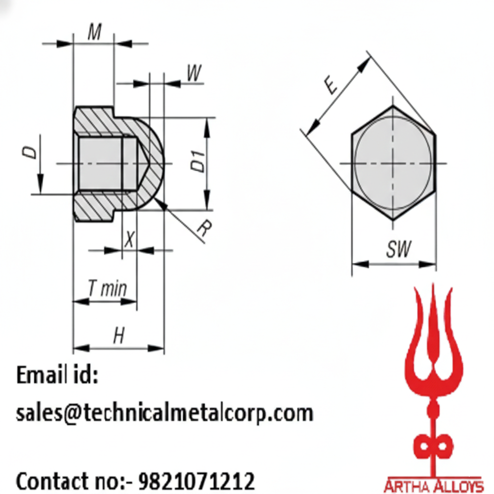 Inconel 625 Dome Nut