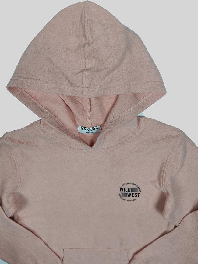 W13416 KAASHA Ladies Hooded Pullover