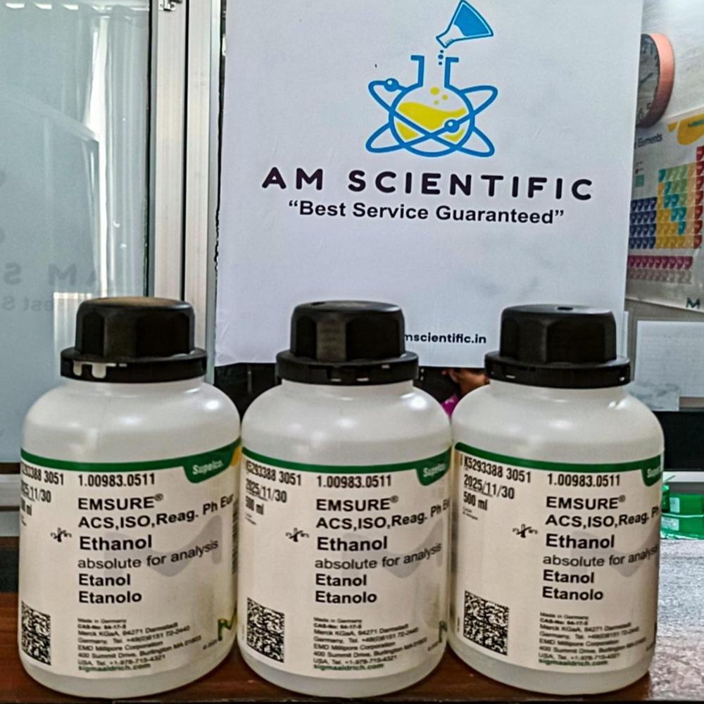 Merck Ethanol Absolute Lab Reagent LR Grade 99.99% 500ml