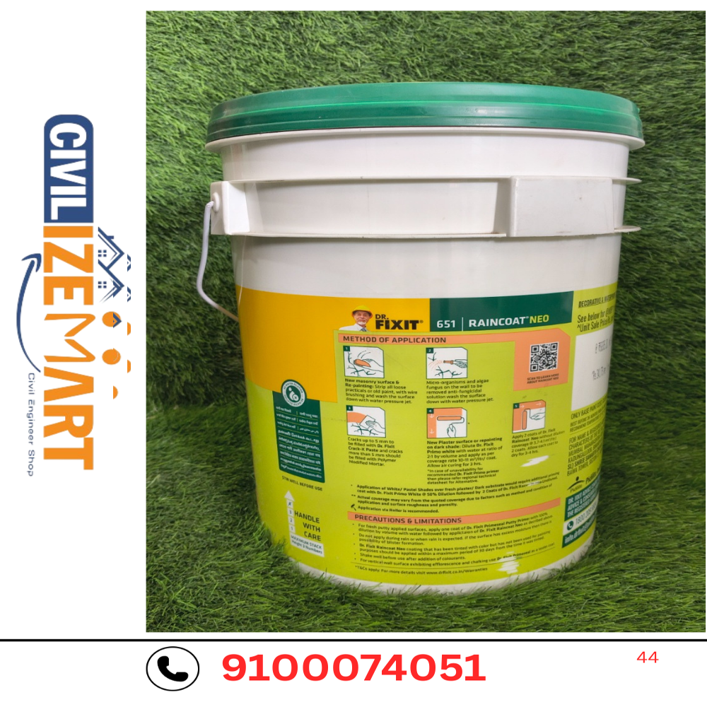 DR.FIXIT RAINCOAT NEO WHITE (20L) WATERPROOFING CHEMICAL