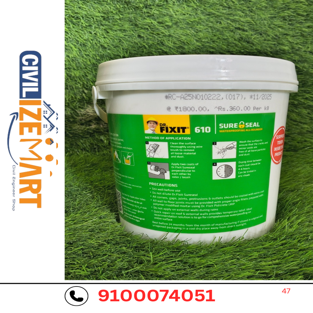 DR.FIXIT SURE SEAL (5KG) WATERPROOFING CHEMICAL