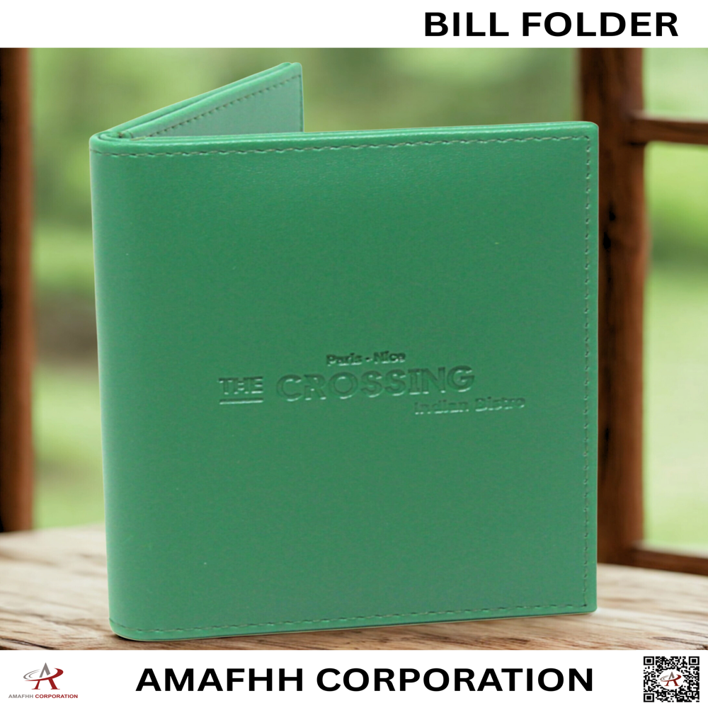LEATHERETTE BILL FOLDER 