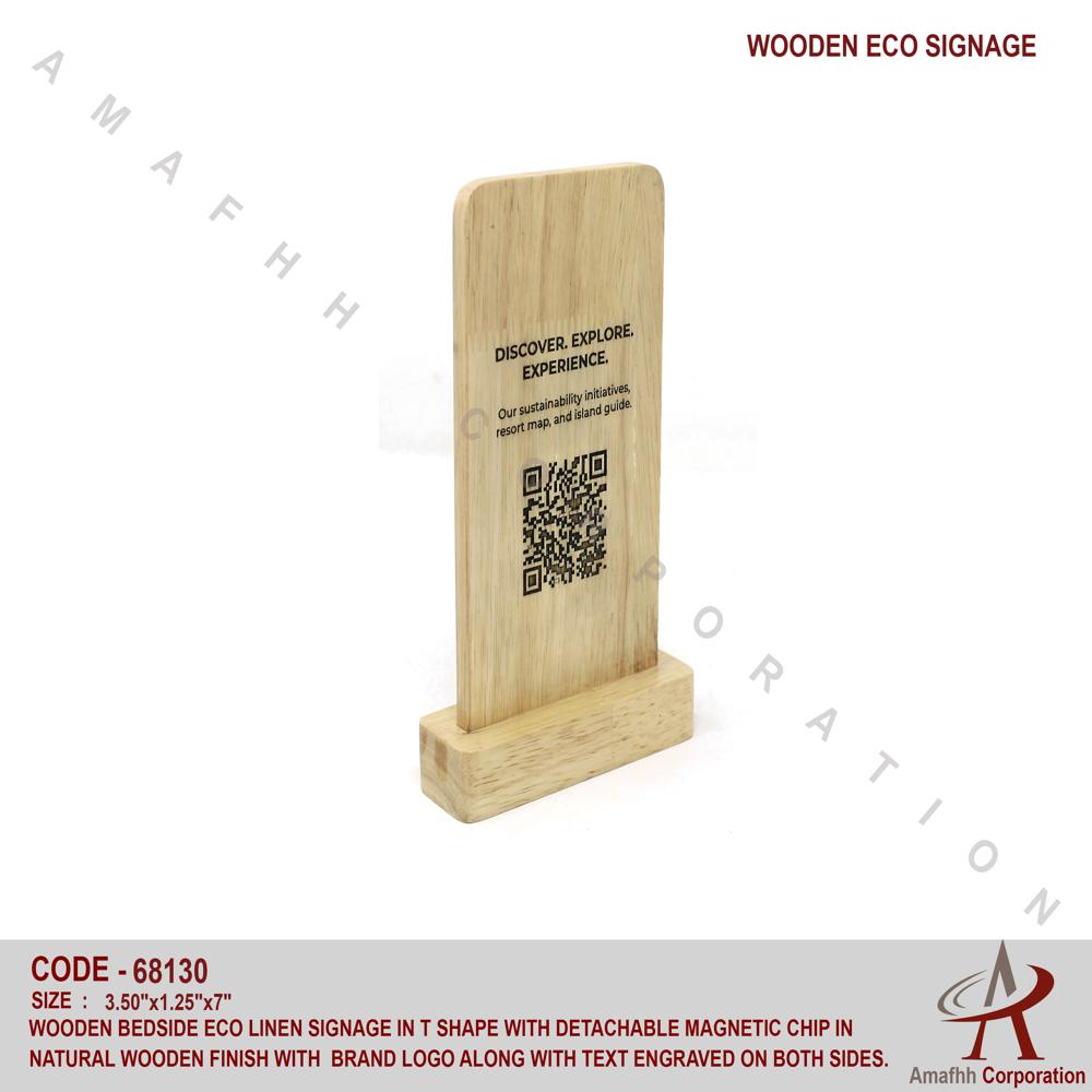 WOODEN SIGNAGE