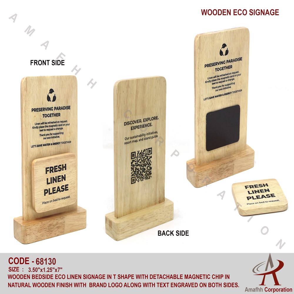 WOODEN SIGNAGE