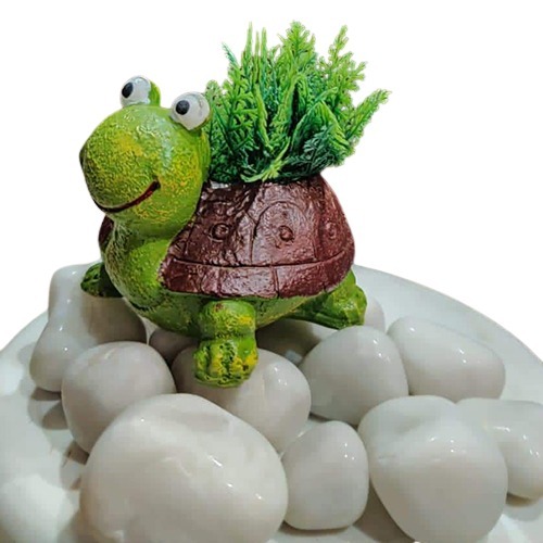 Resin Turtle Succulent Planter