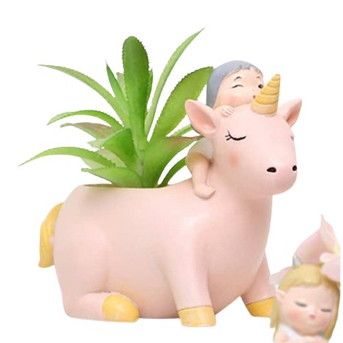 Resin Succulent Planter - Color: Multicolor