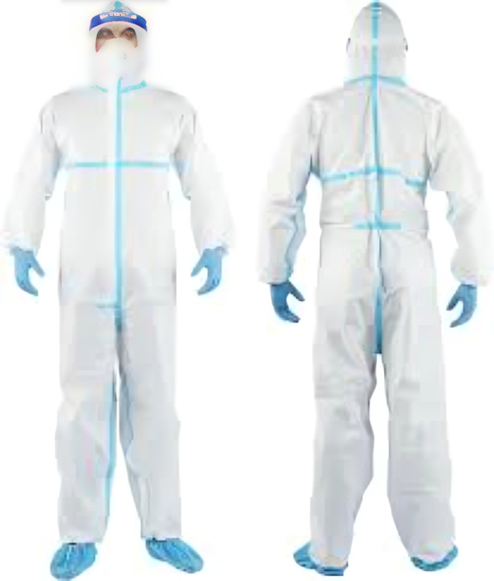 Body Protection Suit - Thermal Insulation Cloth, Unisex Blue Design, Multiple Sizes Available, Personal Care Safety Gear