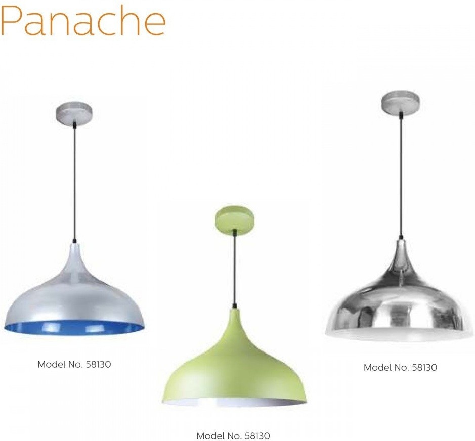 Panache Pendant Silver And Blue