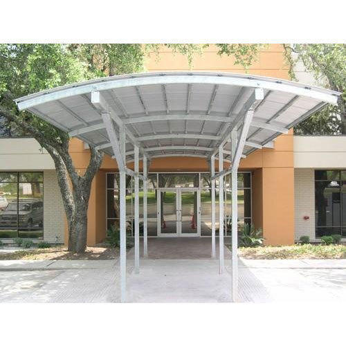 Entrance canopy tensile structure
