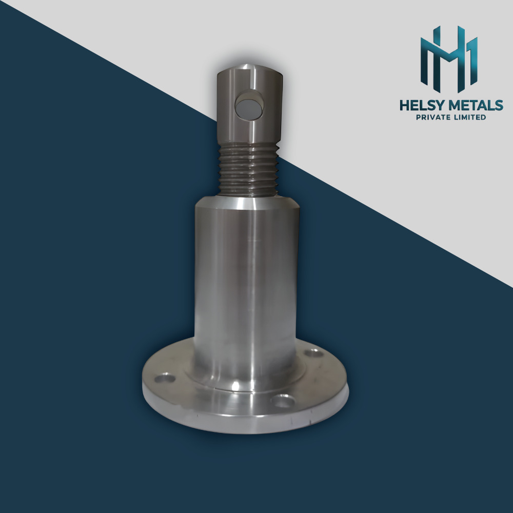 H-S988 CNC Machined Flanged Mounting Shaft