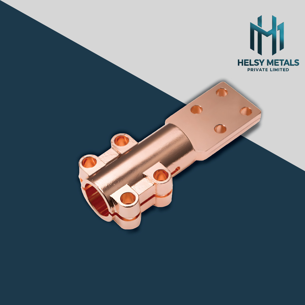 H-V875 High Conductivity Copper VMC Machined Electrical Terminal Connector
