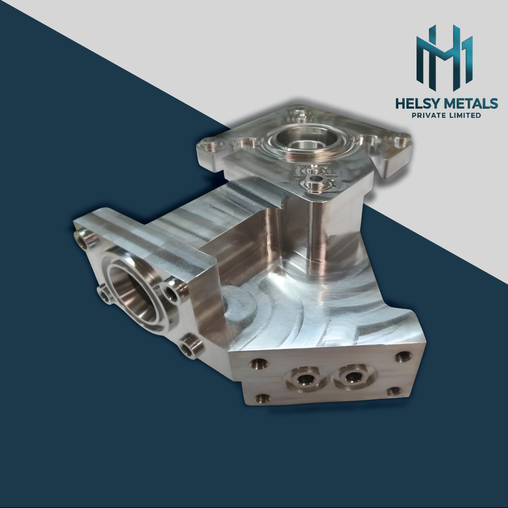 H-V887 VMC Machined Aluminum Housing  Precision Aluminum Block Component
