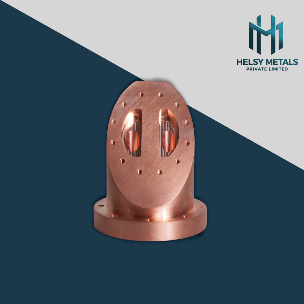 H-V890 VMC Machined Copper Housing  Precision Copper Vacuum & Thermal Component
